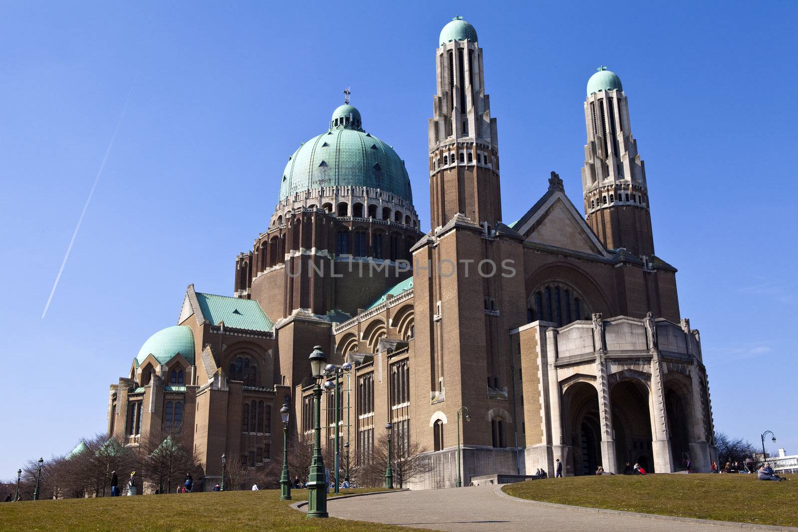 The Basilica of the Sacred Heart in Brussels.