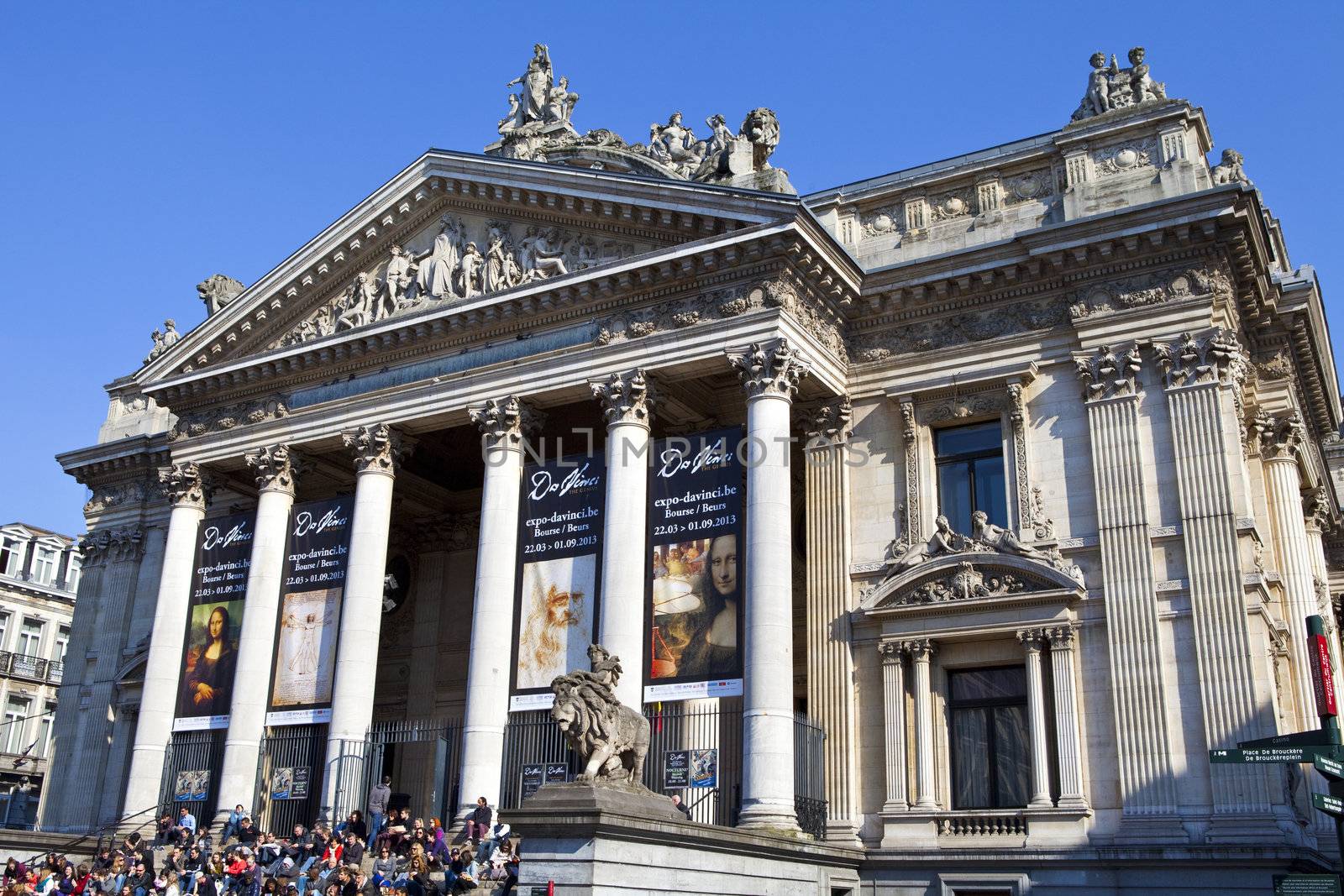 The Bourse in Brussels.  The home of the Belgium Stock Exchange.