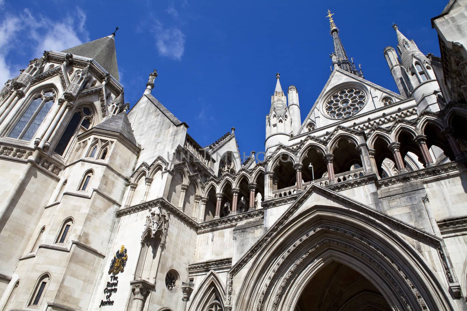 The Royal Courts of Justice in London by chrisdorney