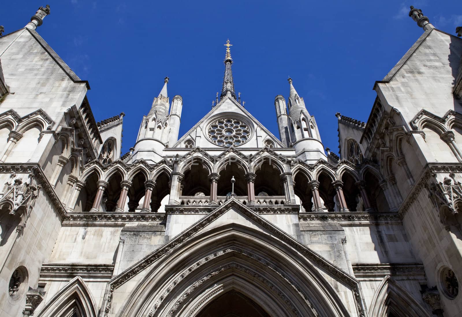 The Royal Courts of Justice in London by chrisdorney