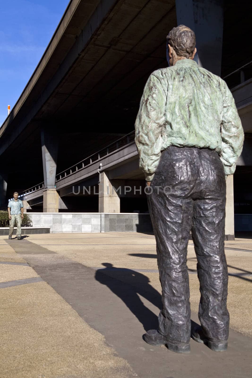 Standing Man Sculpture in Paddington, London by chrisdorney