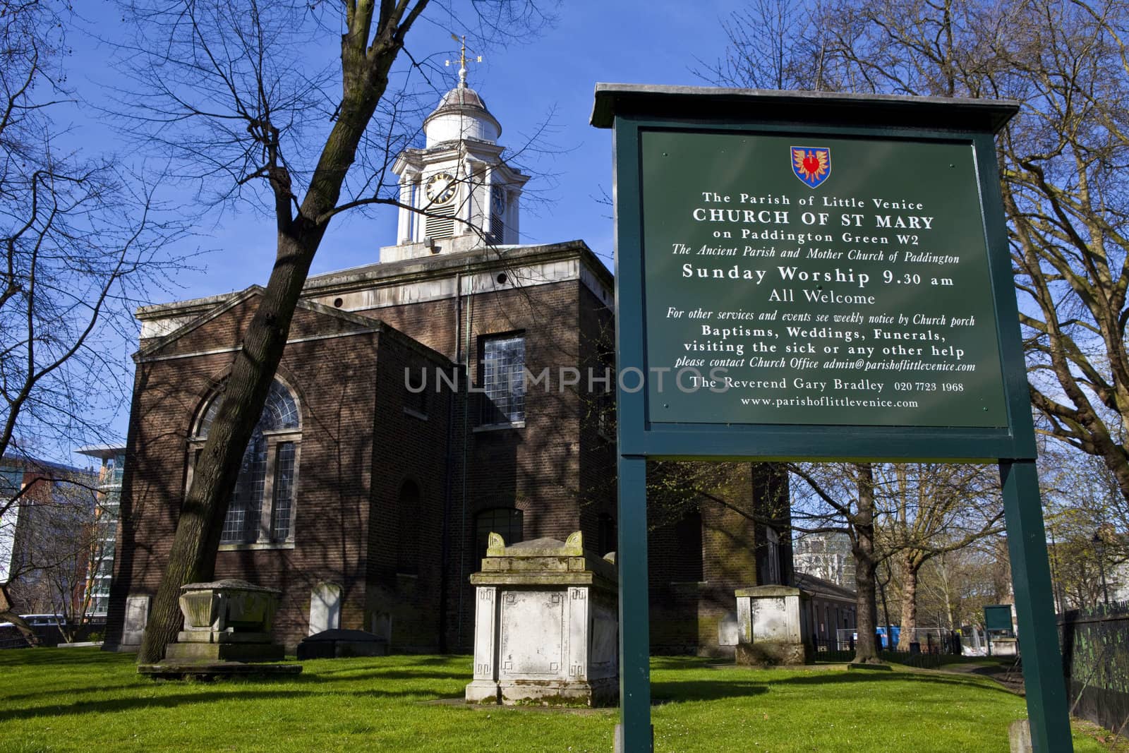 Church of St. Mary in Paddington, London by chrisdorney