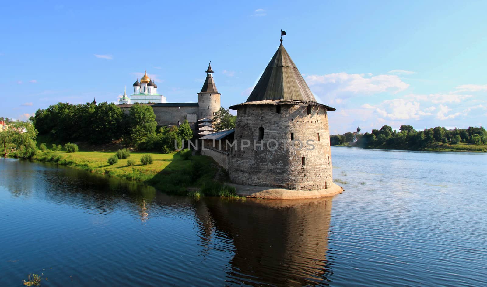 Fort in Pskov in Russia
