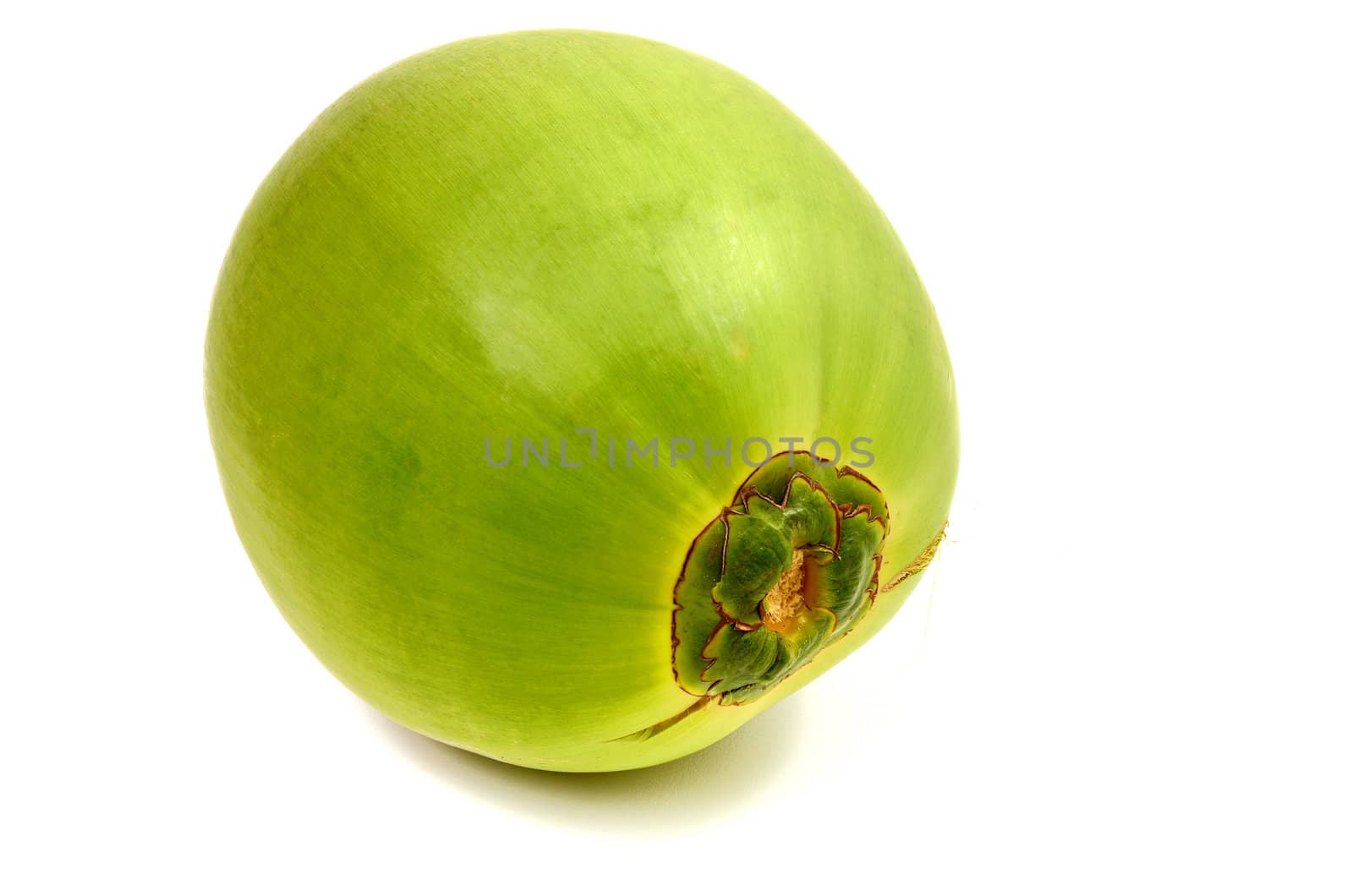 Coconut isolated on white background