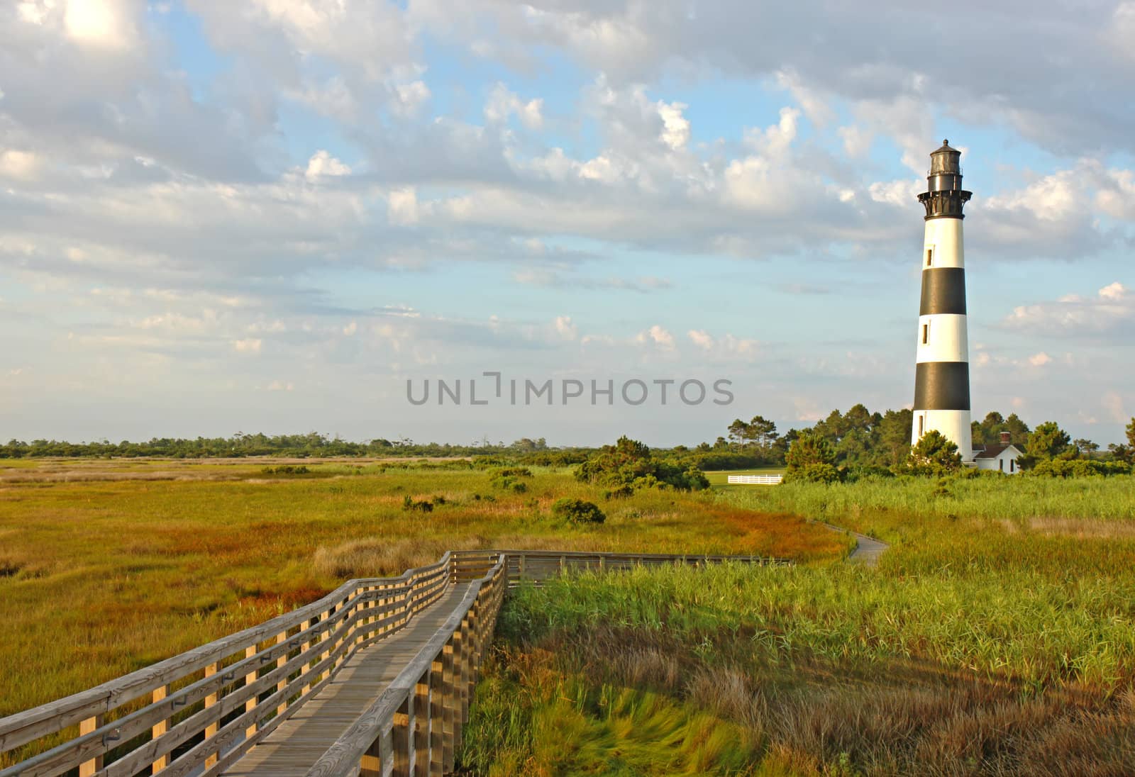 The Bodie Island lighthouse on the Outer Banks of North Carolina by sgoodwin4813