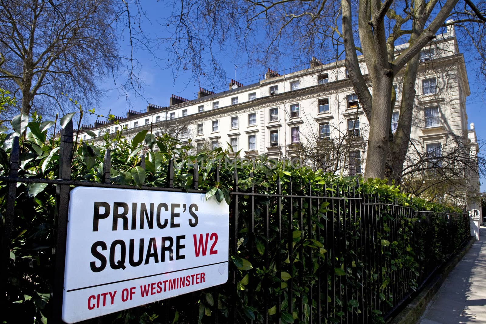 Prince's Square is one of the hundreds of squares in London.