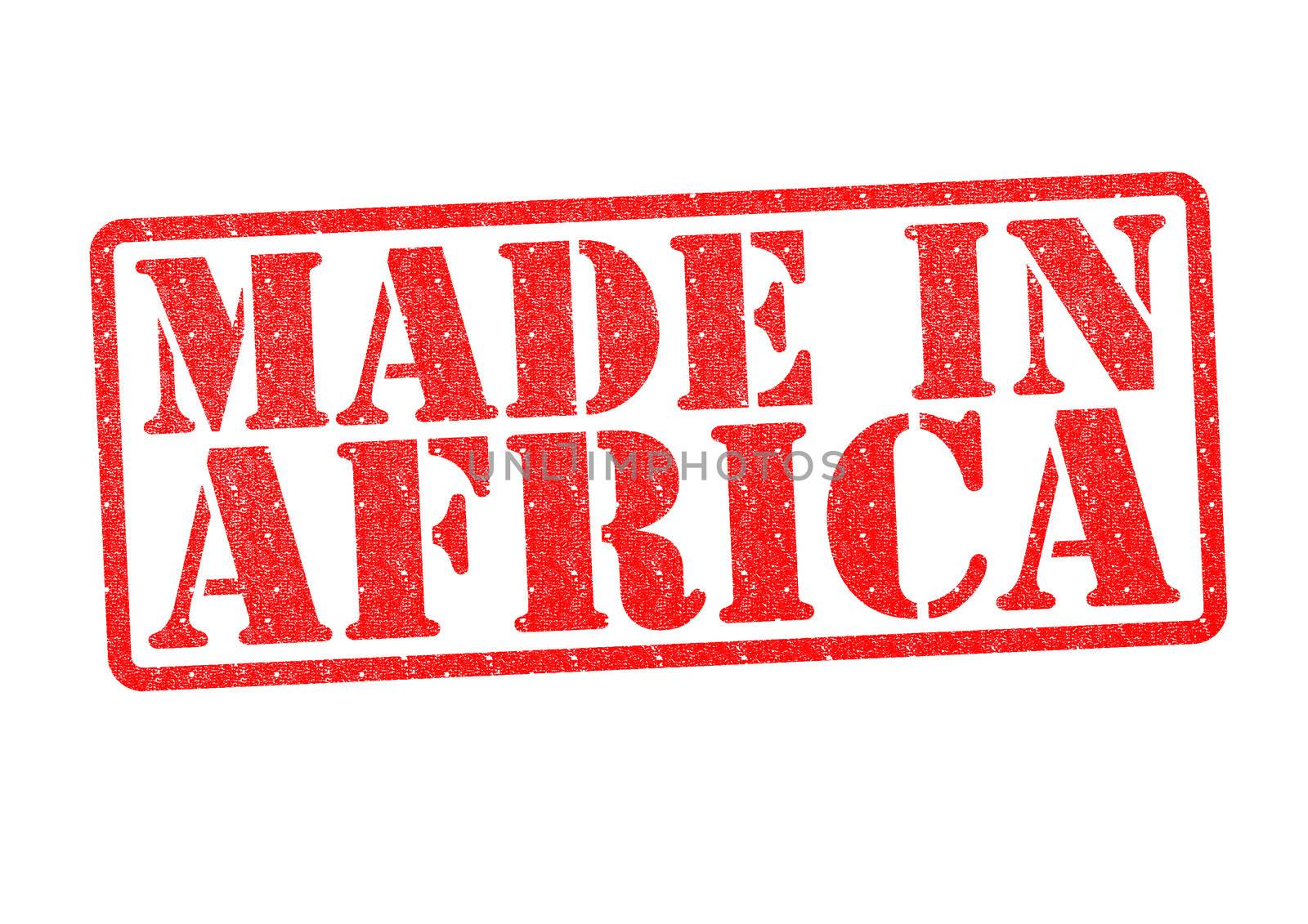 MADE IN AFRICA Rubber Stamp over a white background.