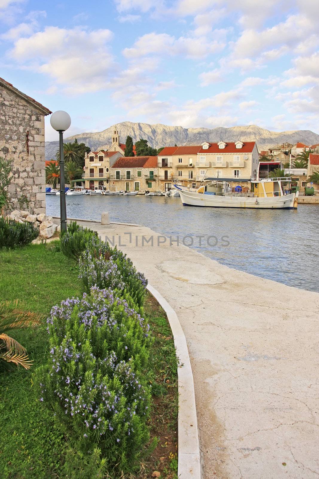 Waterfront of Hvar town, Hvar island, Croatia