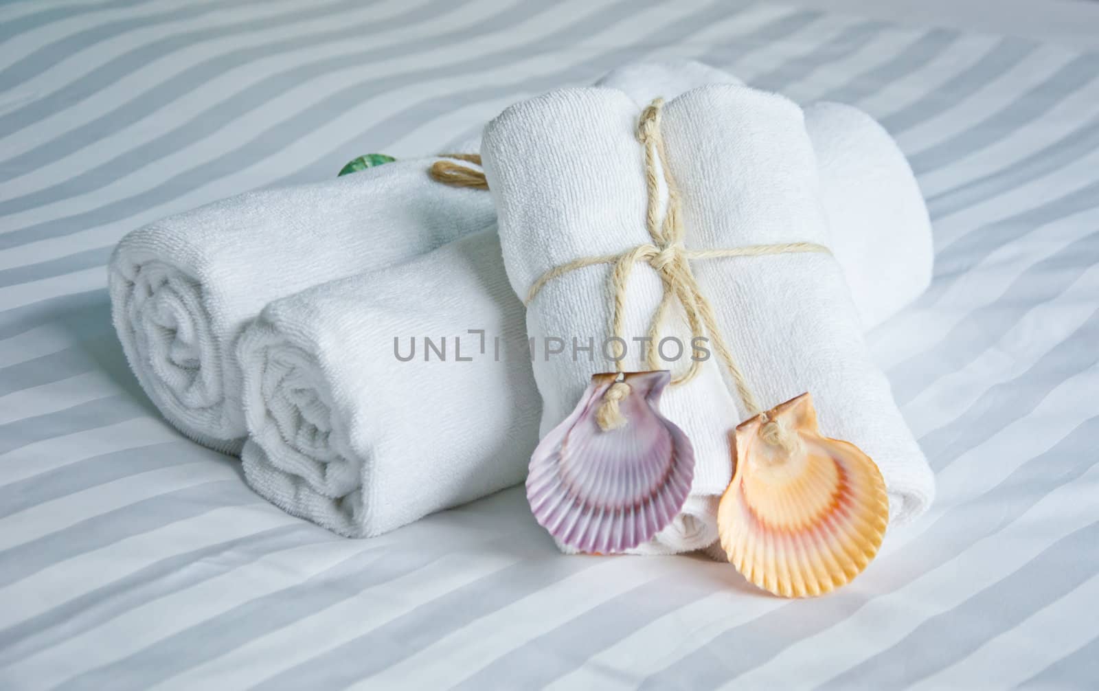 white towel for hotel bathroom