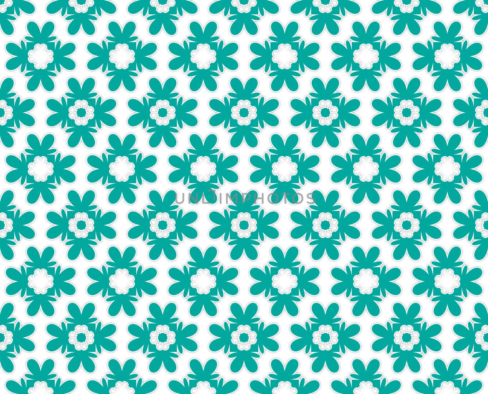 background or texture with emerald green flowers