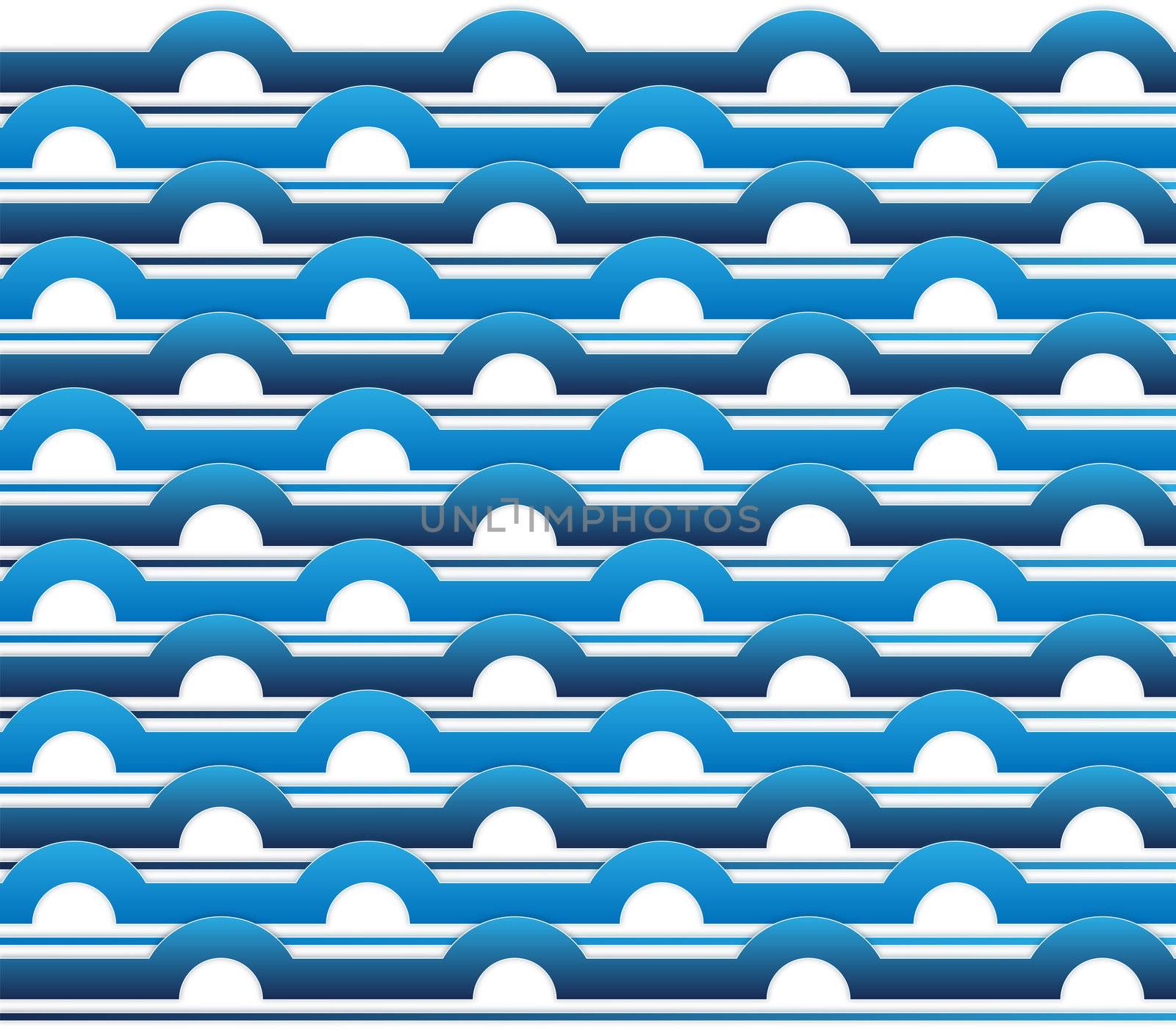 background or texture of waves on the water surface