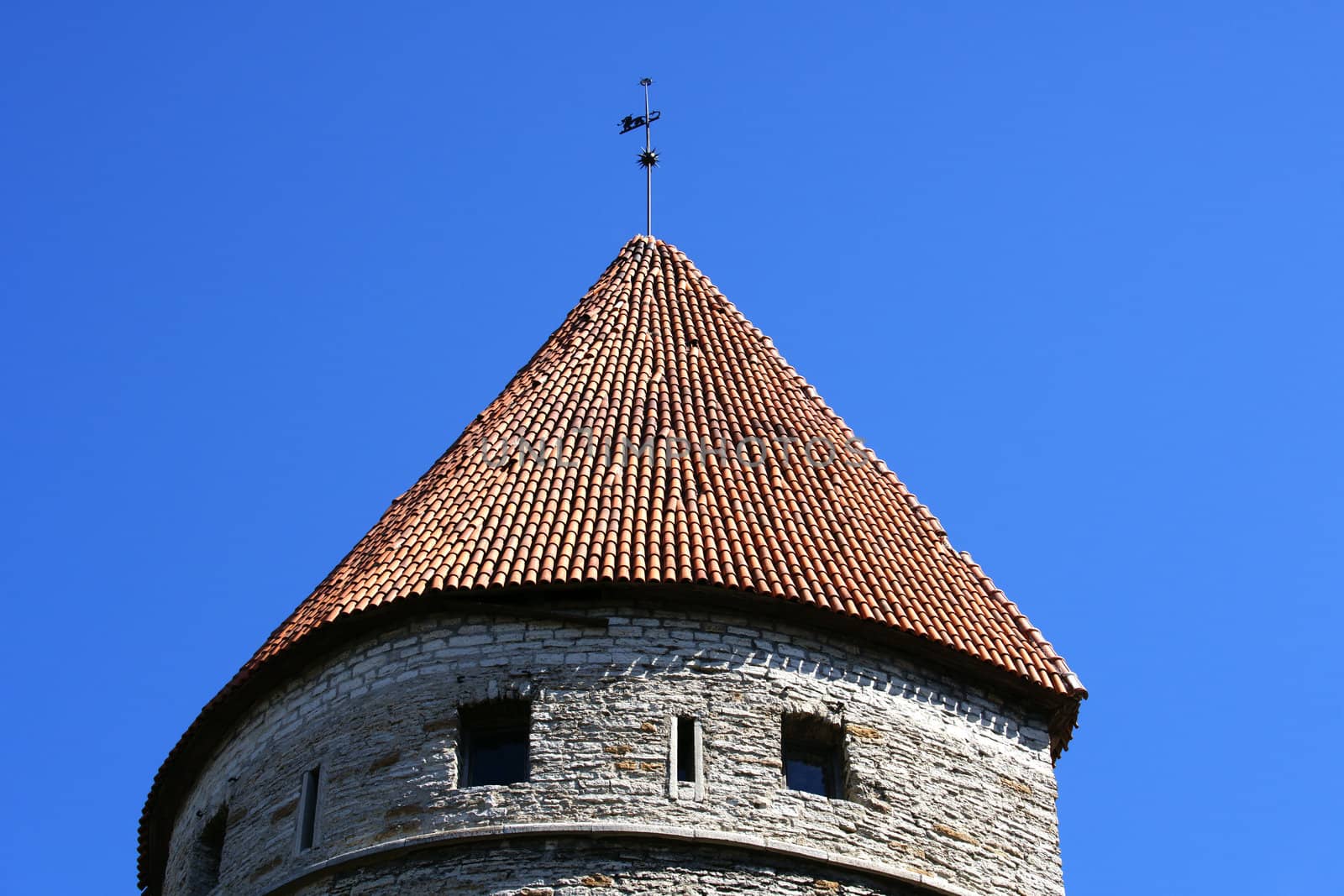 Tallinn, the top part of an old tower