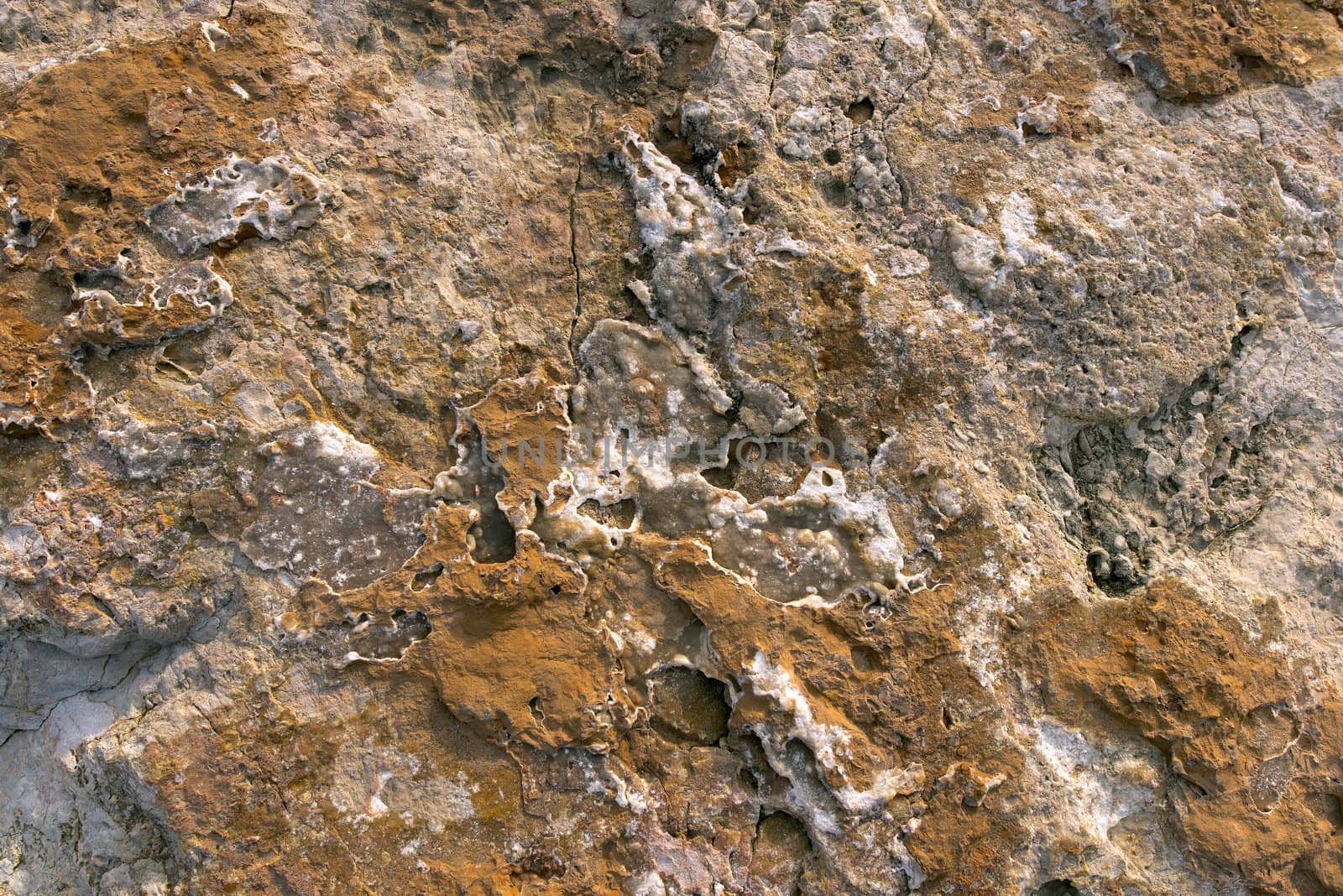 Surface of the rock with yellow, gold and brown tint for background