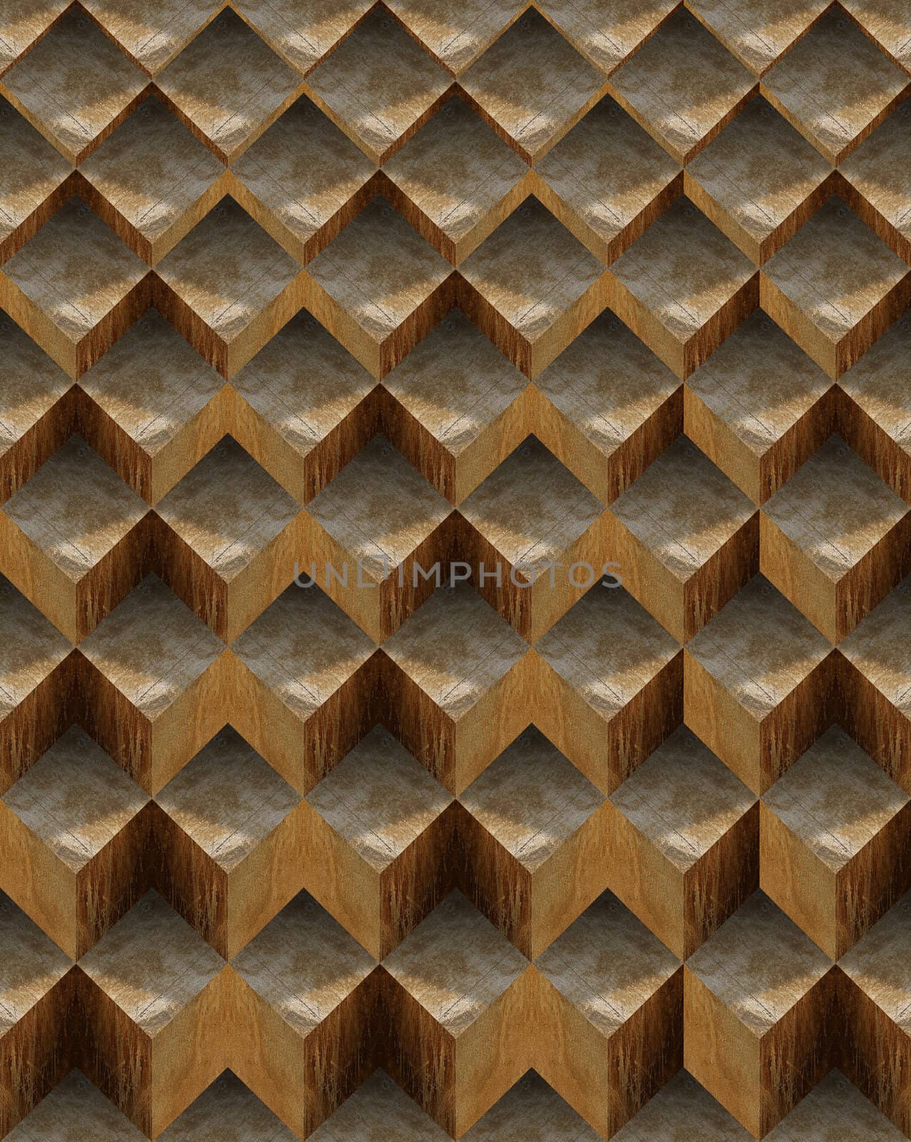 Grunge background to cover or page with brown geometrical forms