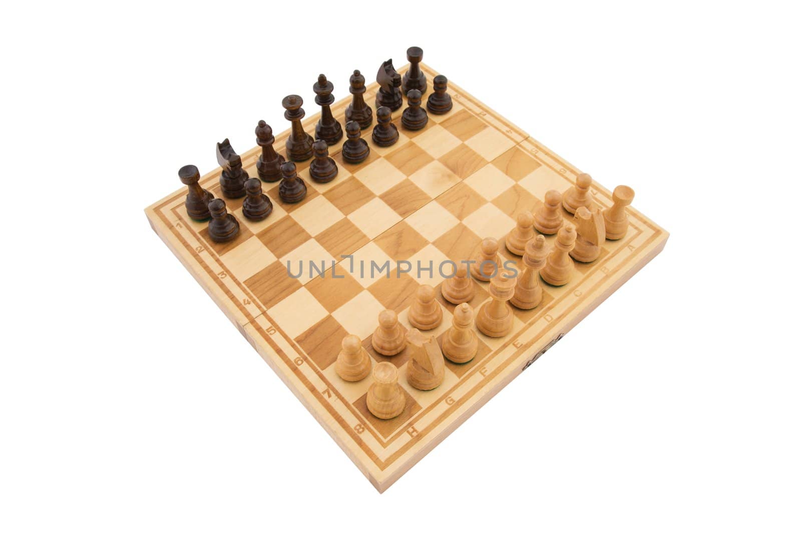 Chess isolated on white background by simpson33