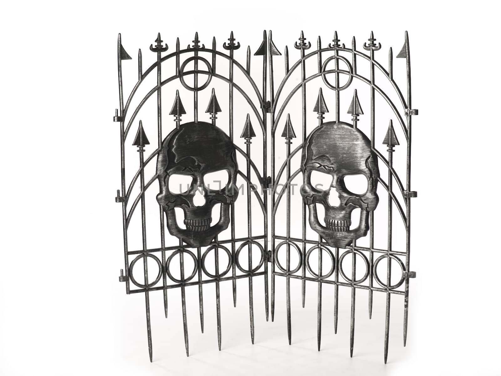 illustration of skulls on grave by kozzi