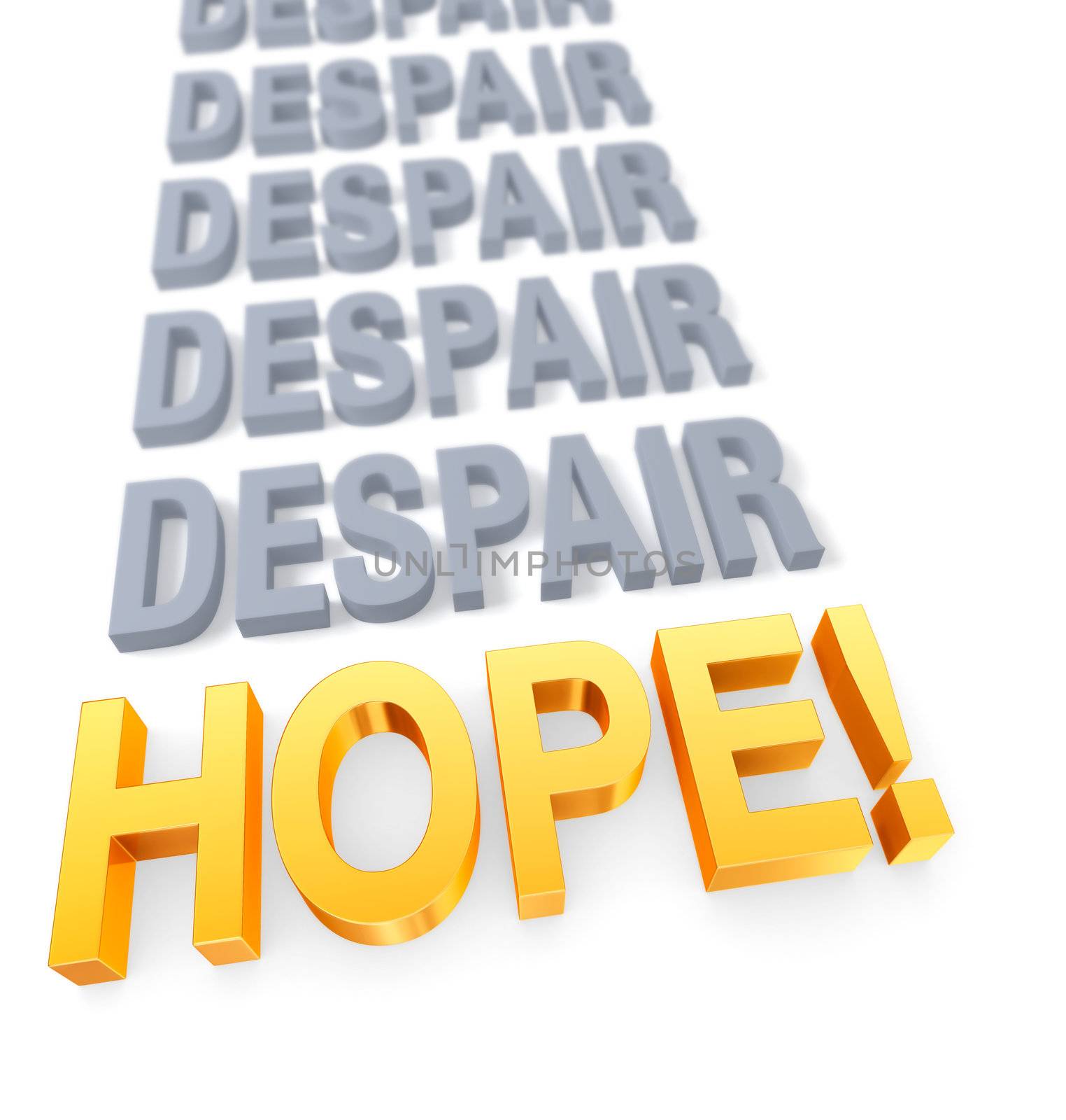Focus On Hope Over Despair by Em3