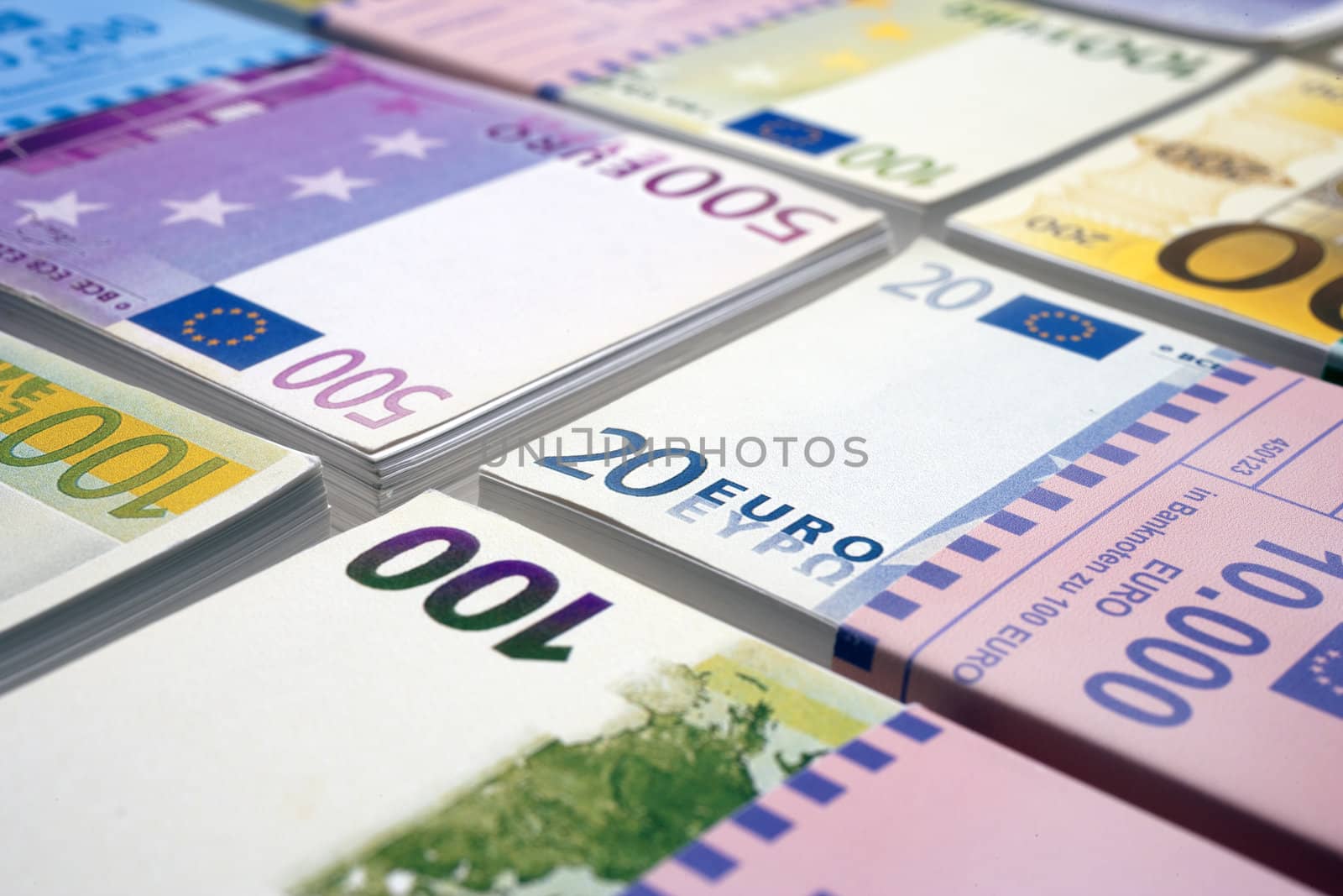 Euro bank notes