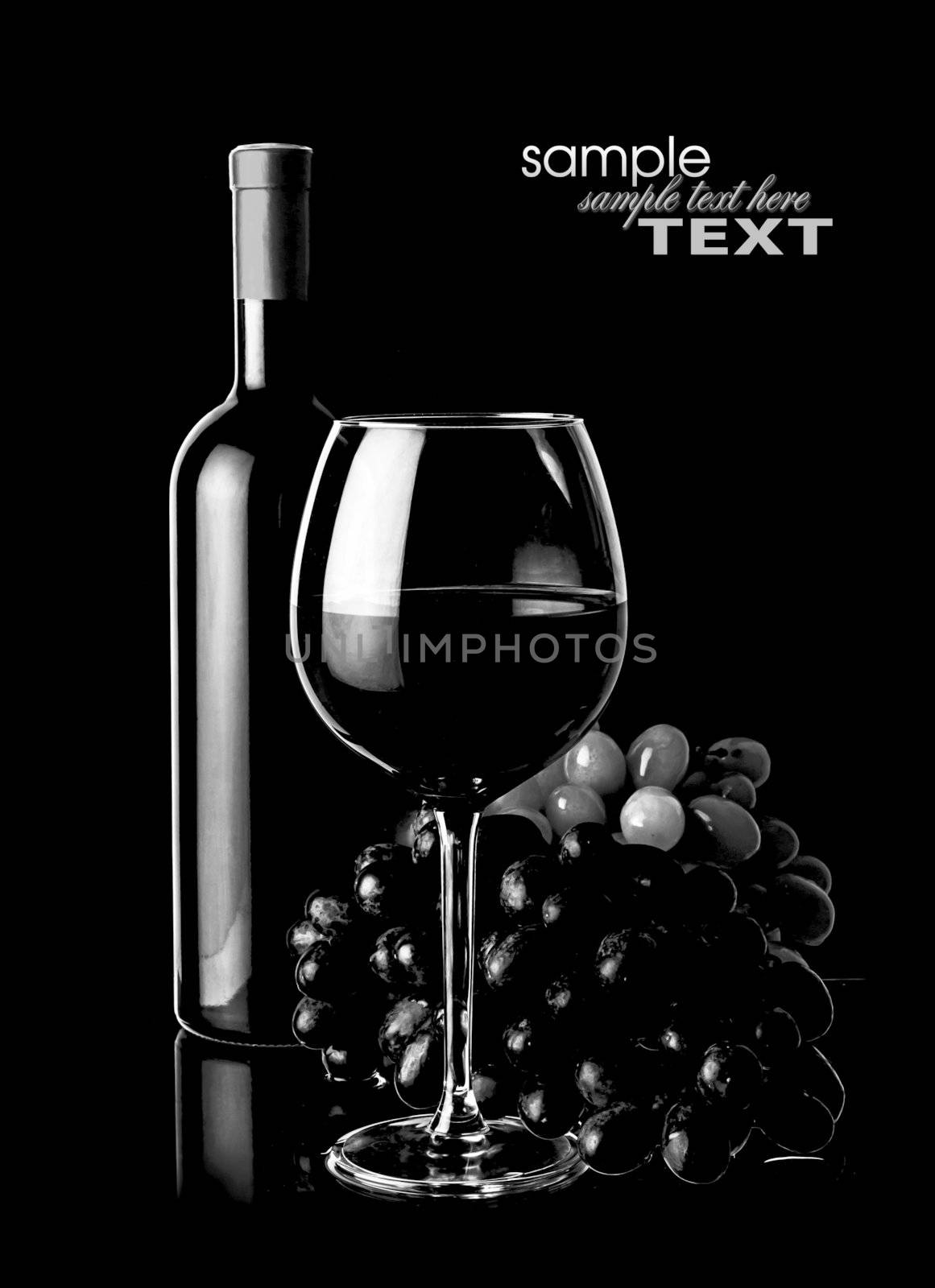 Grape red wine by oleg_zhukov