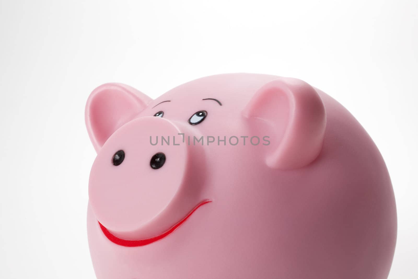 Smiling piggy bank by ram_media_pro