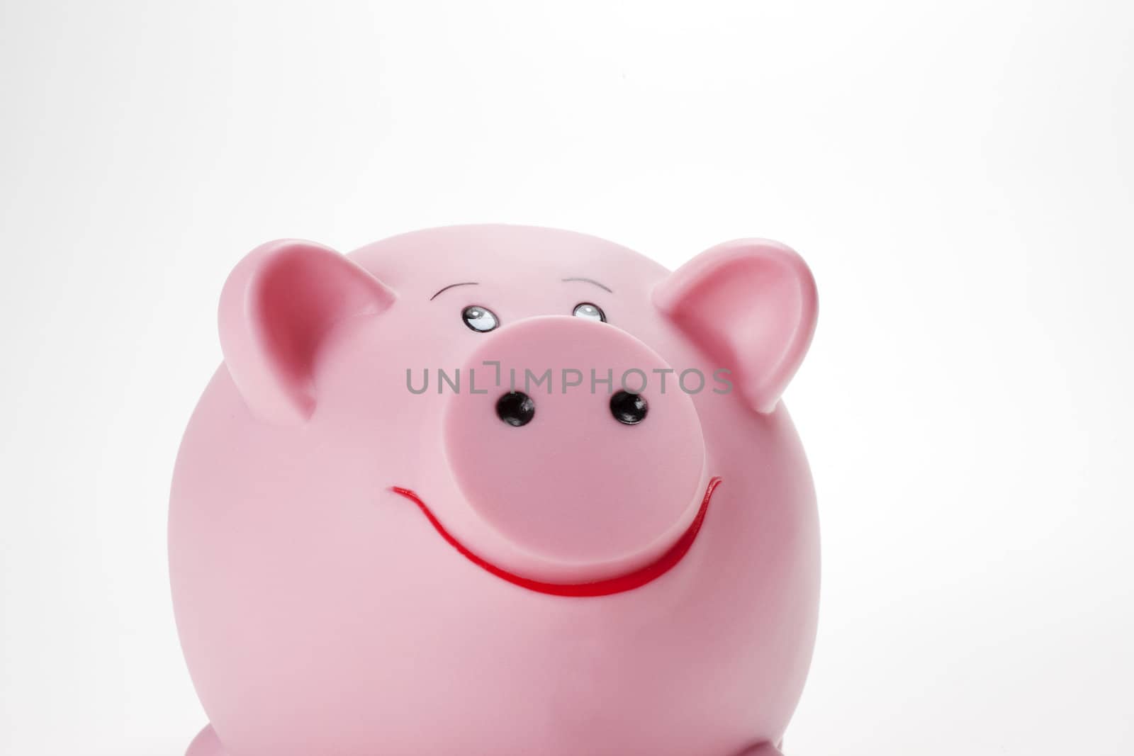 Smiling piggy bank by ram_media_pro