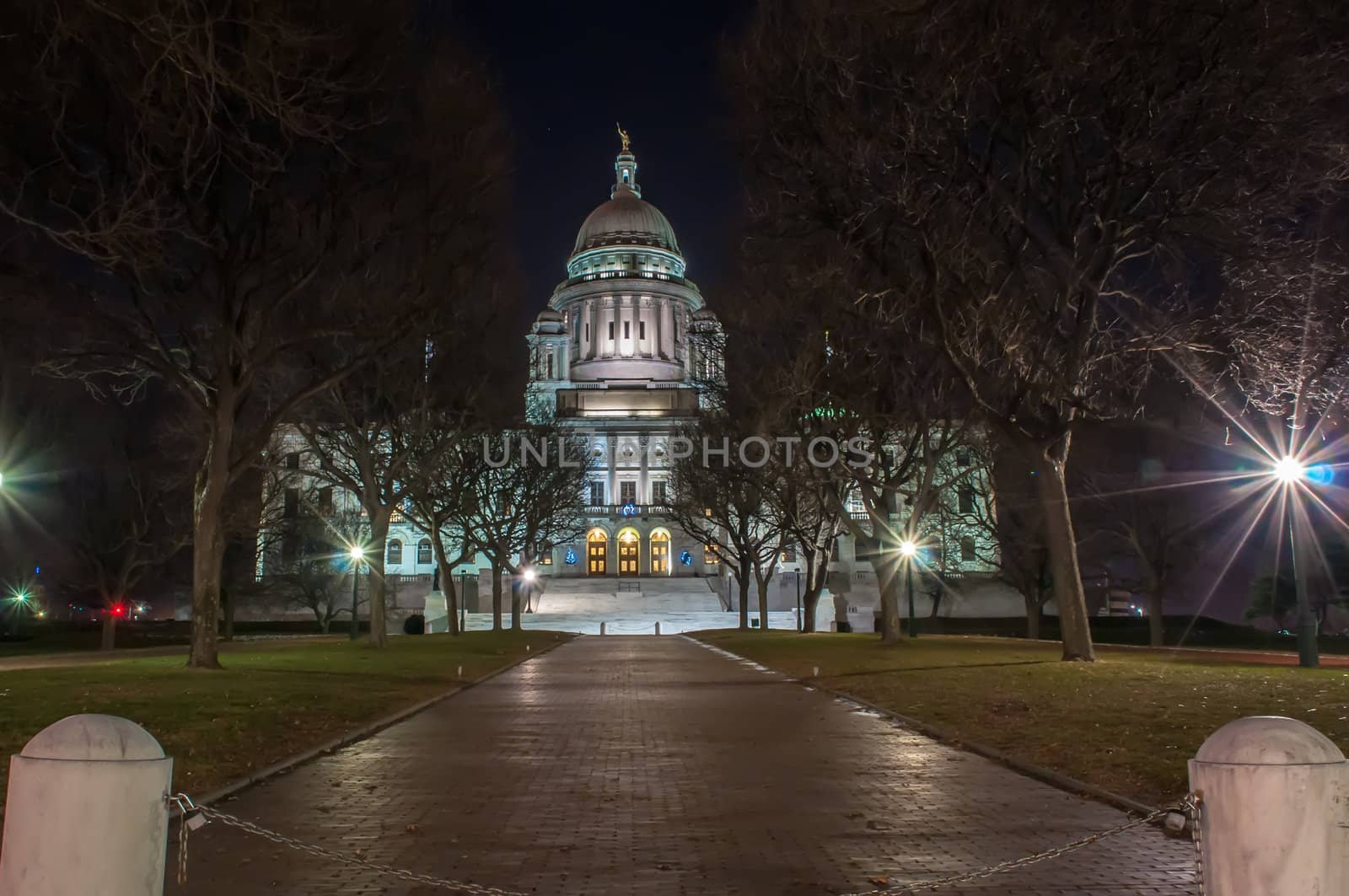 Rhode Island State House in Providence, Rhode Island. by digidreamgrafix