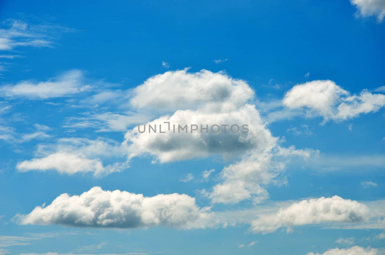 Nice cloud in blue sky background