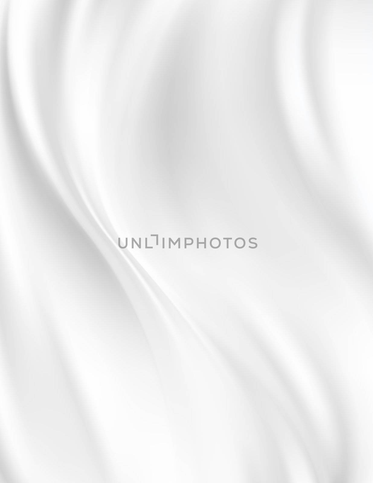 White Silk Fabric for Drapery Abstract Background