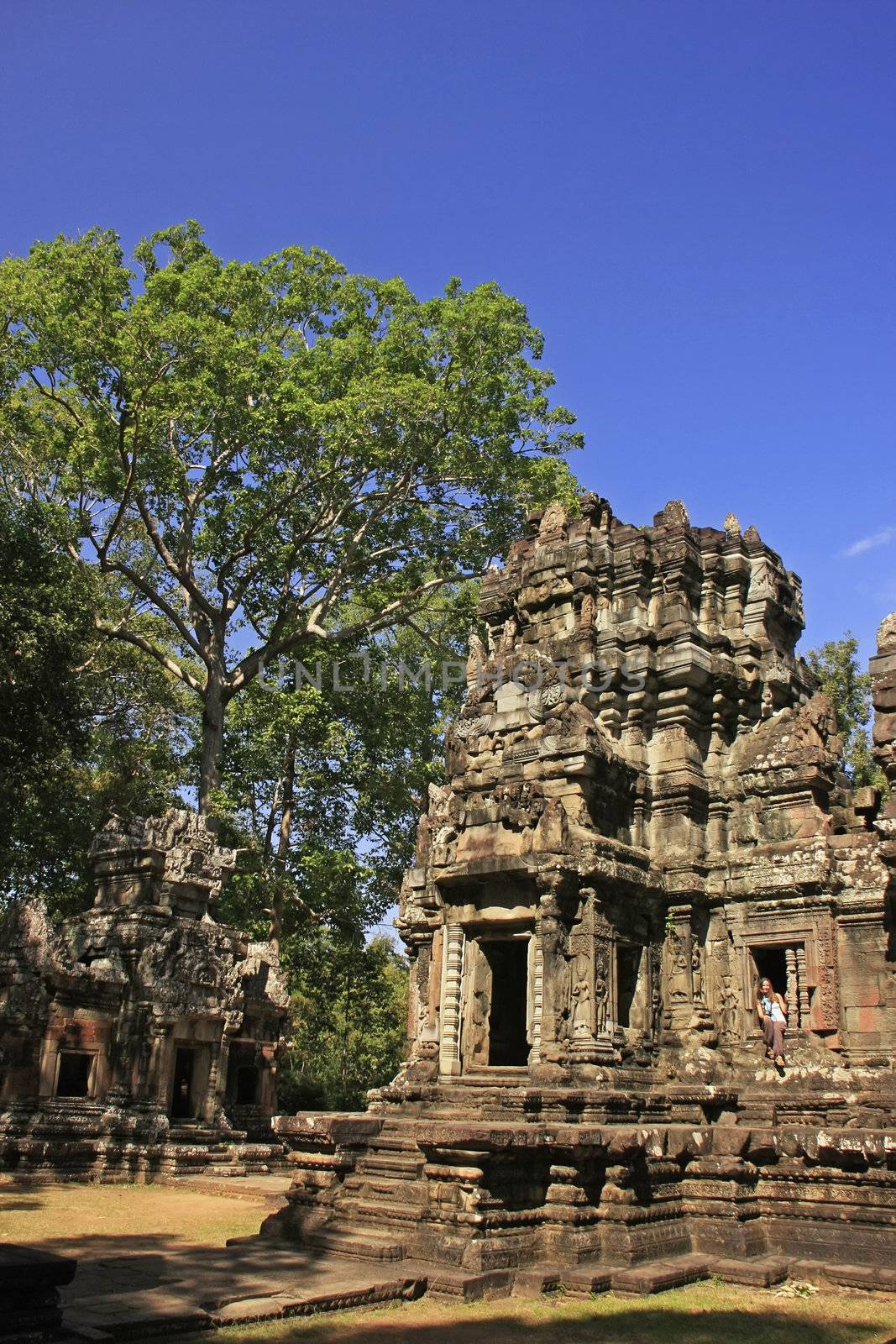 Chau Say Tevoda temple, Angkor area, Siem Reap, Cambodia