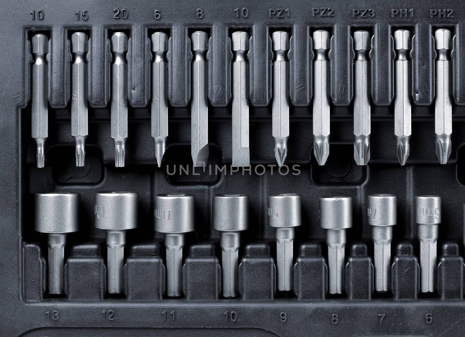 Hard metal tool bits collection by anterovium