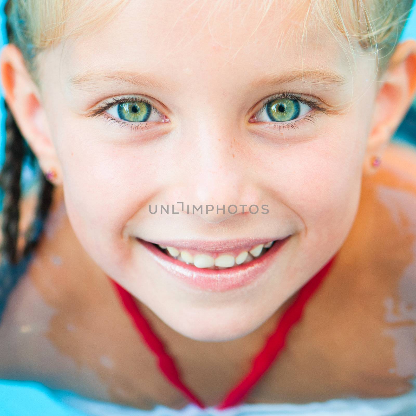 pretty little girl in swimming... by GekaSkr