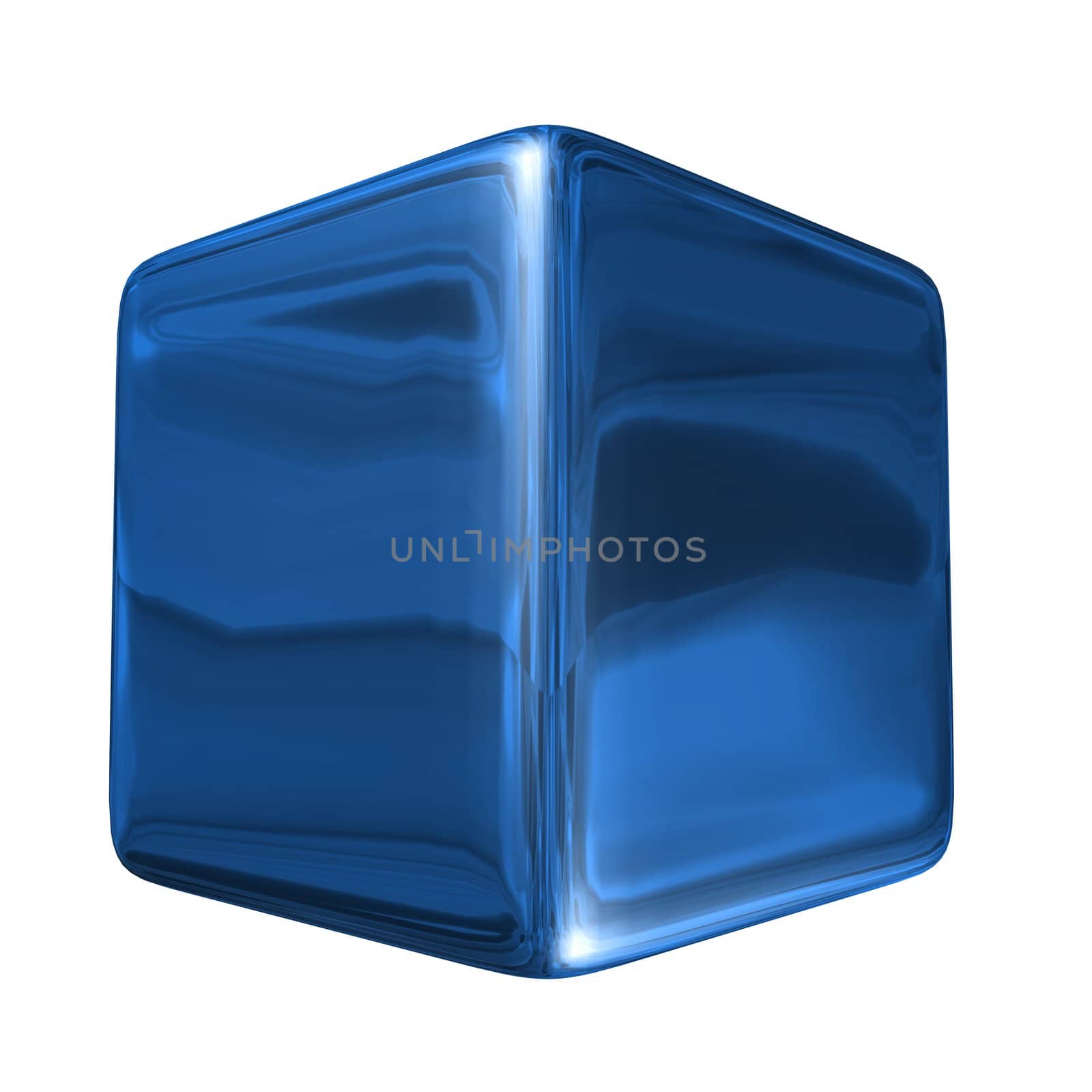 An abstract illustration of cubes on a white background