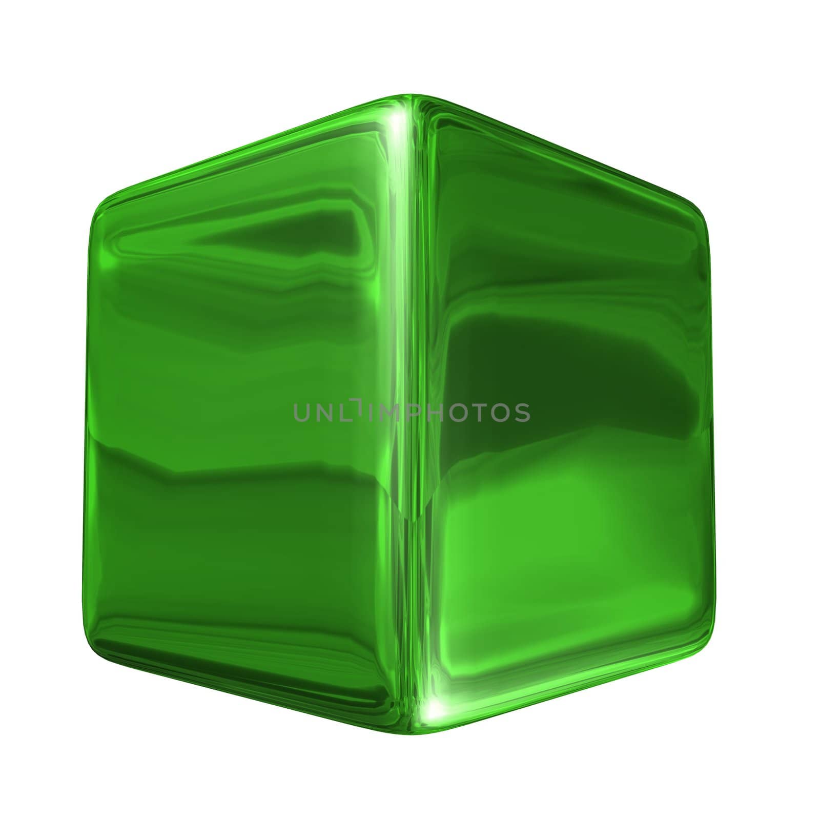 An abstract illustration of cubes on a white background