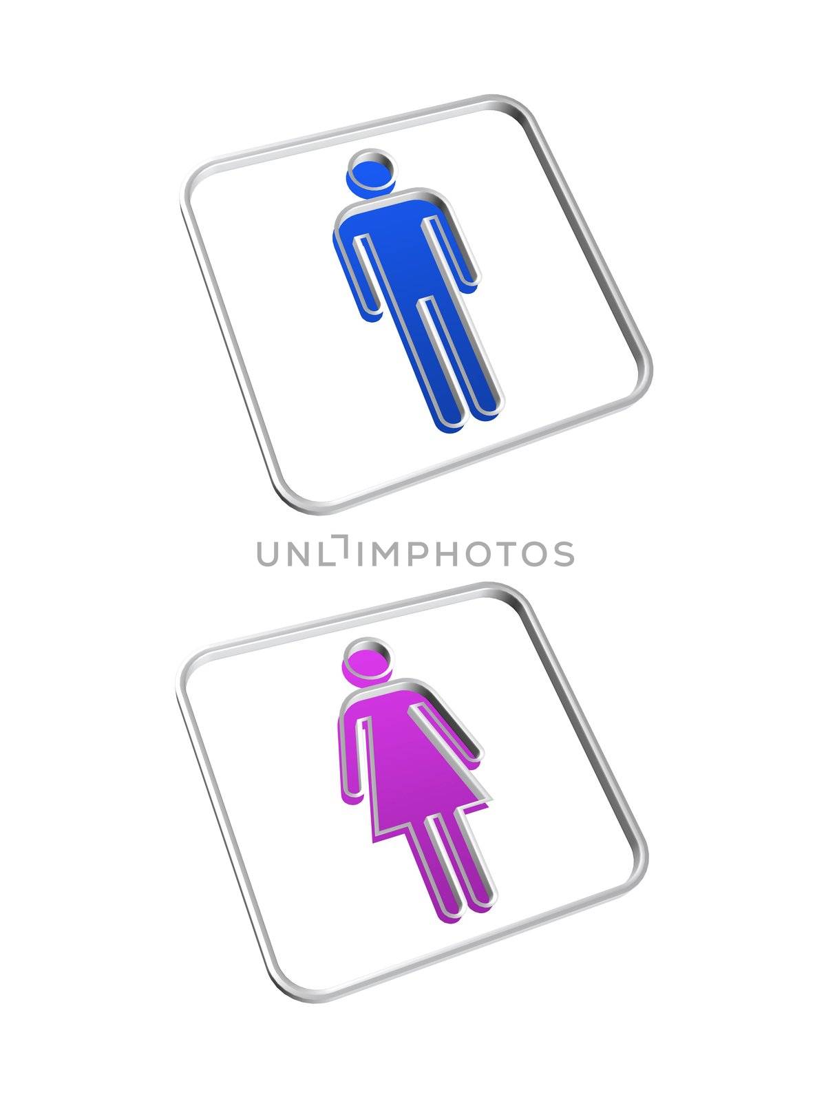 Icon button illustrations isolated on a white background