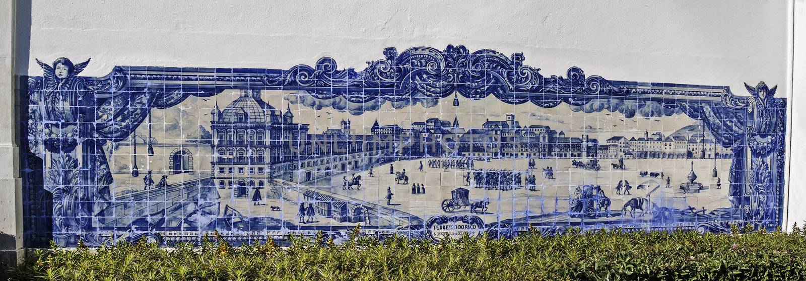 Lisbon downtown glazed tile by fxegs