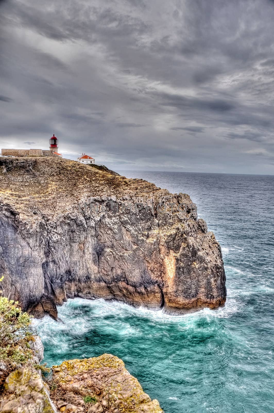 Lighthouse of Sagres, Portugal in HDR