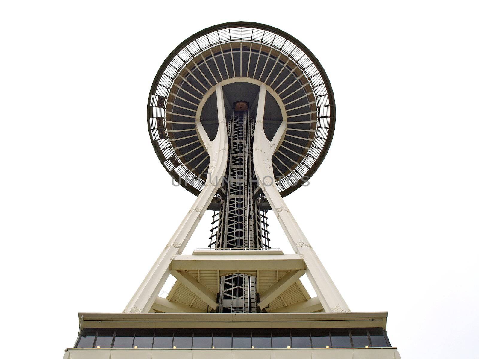 SEATTLE - SEPTEMBER 6: Space Needle in Seattle on September 6, 2011 in Seattle, USA. The Space Needle was built in 1962 and is a symbol of that year's World's Fair.