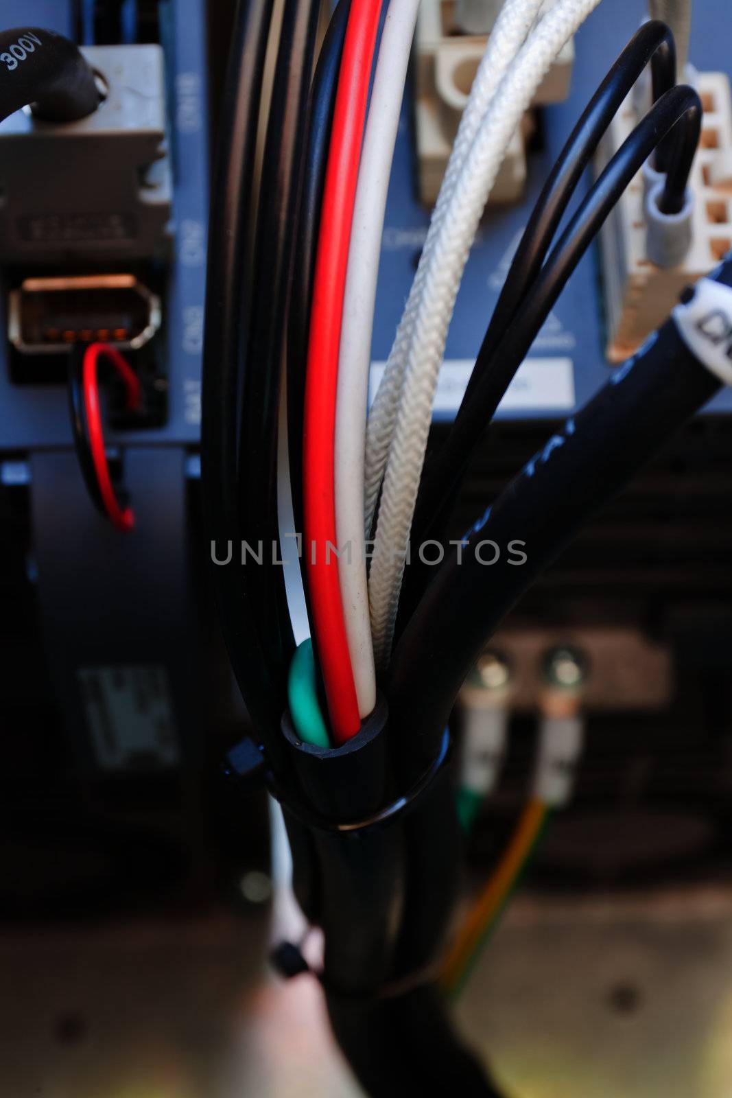 Multicolored computer cable by nikky1972