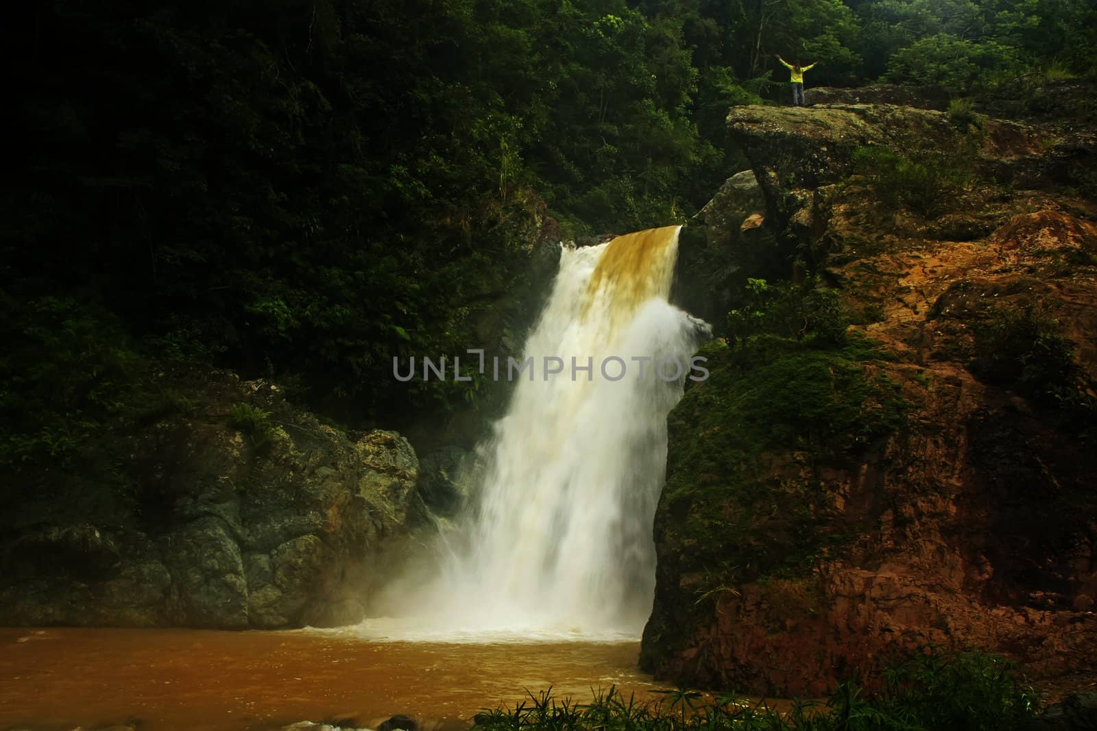 Salto Baiguate waterfall, Jarabacoa, Dominican Republic
