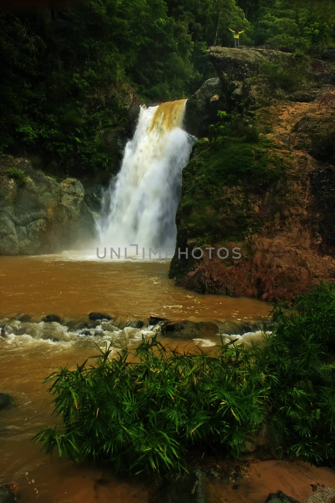 Salto Baiguate waterfall, Jarabacoa, Dominican Republic