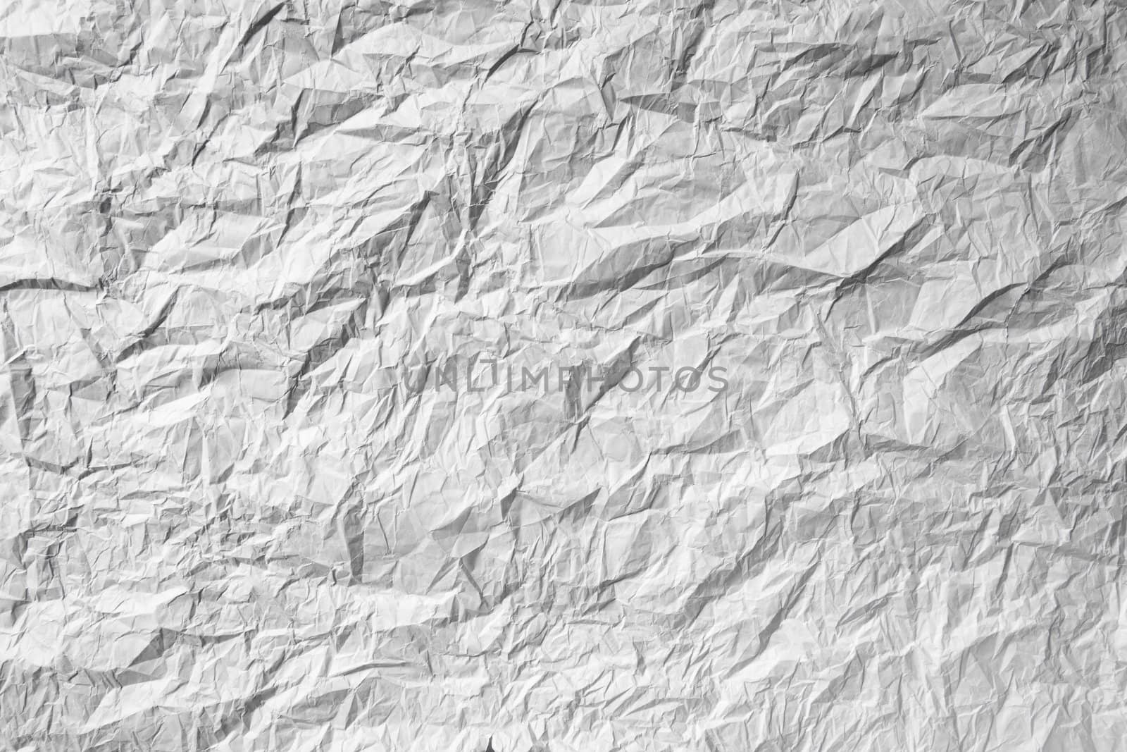 crumpled white paper as a background. macro shot