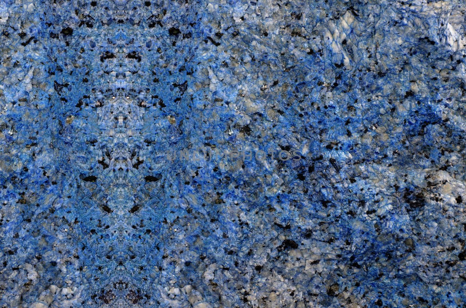 blue marble stone surface for decorative works or texture