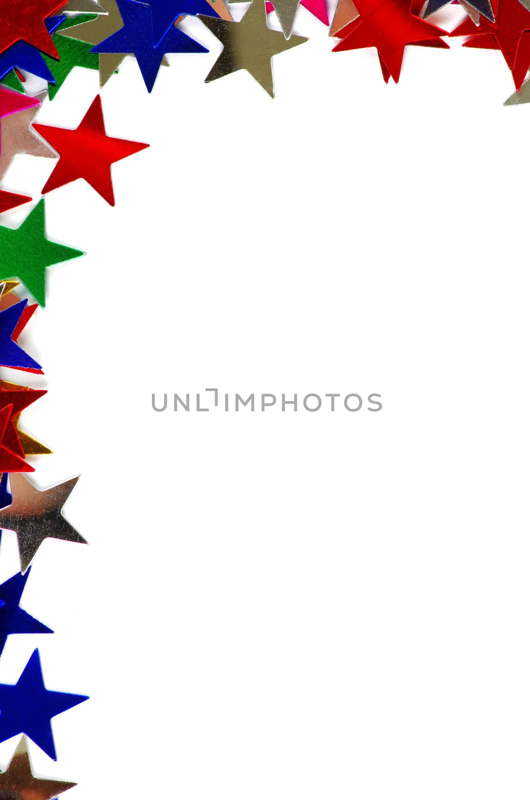 Colored stars background for your text on photo, and other.