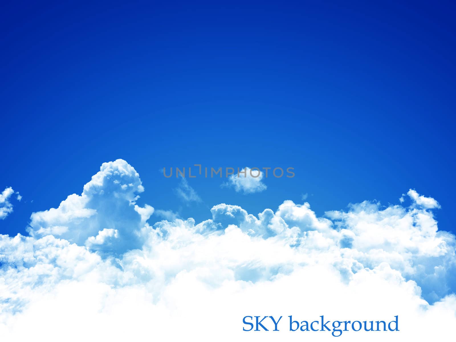 blue sky background