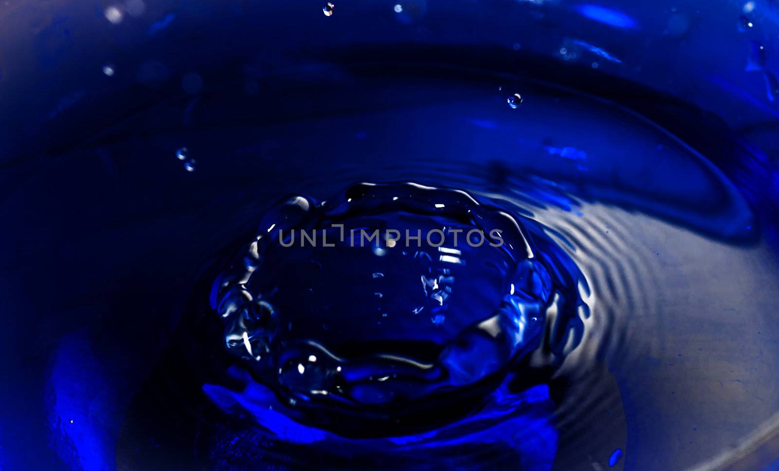 Abstract of Water Drops and droplets, Fresh Liquid concept, Copy Space, High speed