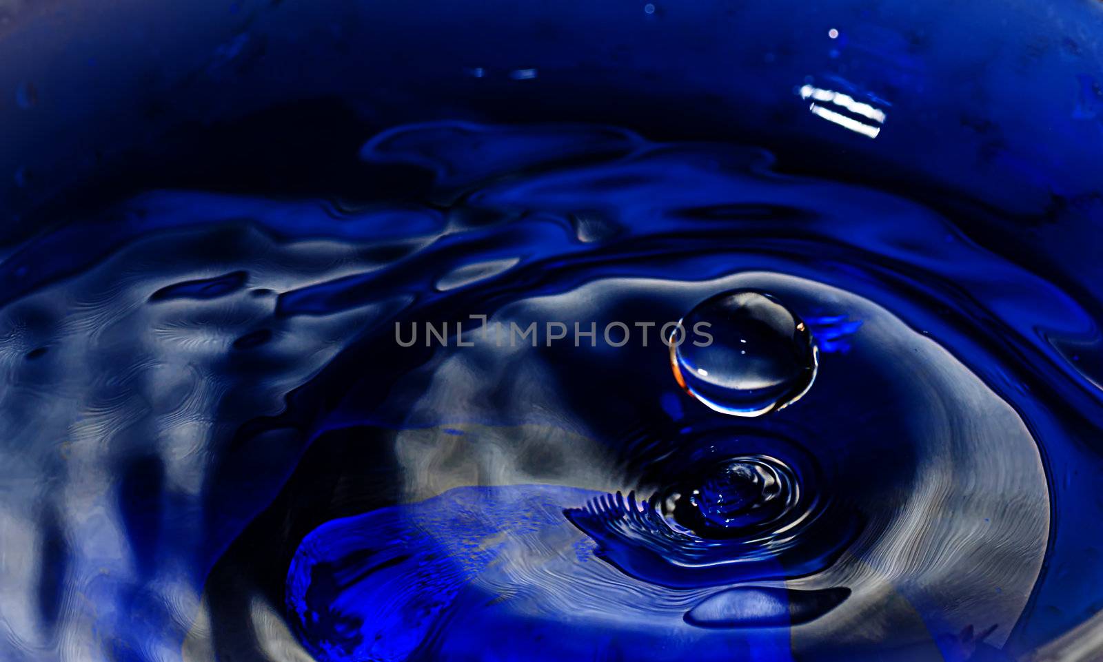 Abstract of Water Drops and droplets, Fresh Liquid concept, Copy Space, High speed