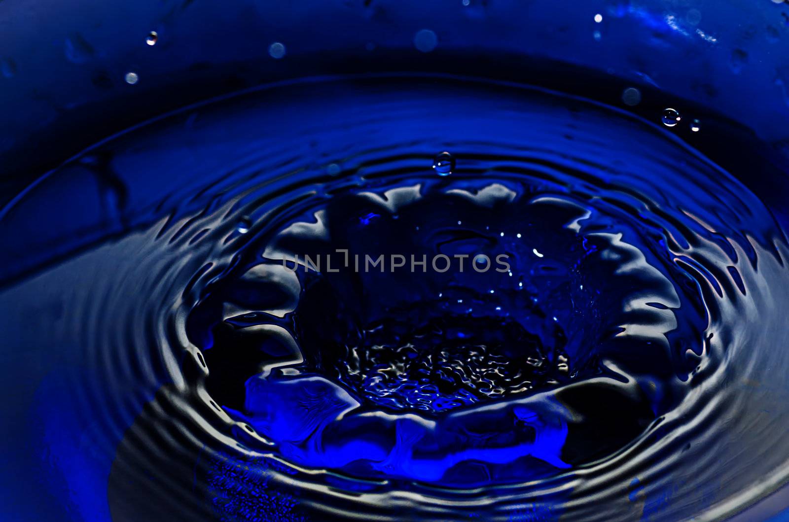 Abstract of Water Drops and droplets, Fresh Liquid concept, Copy Space, High speed