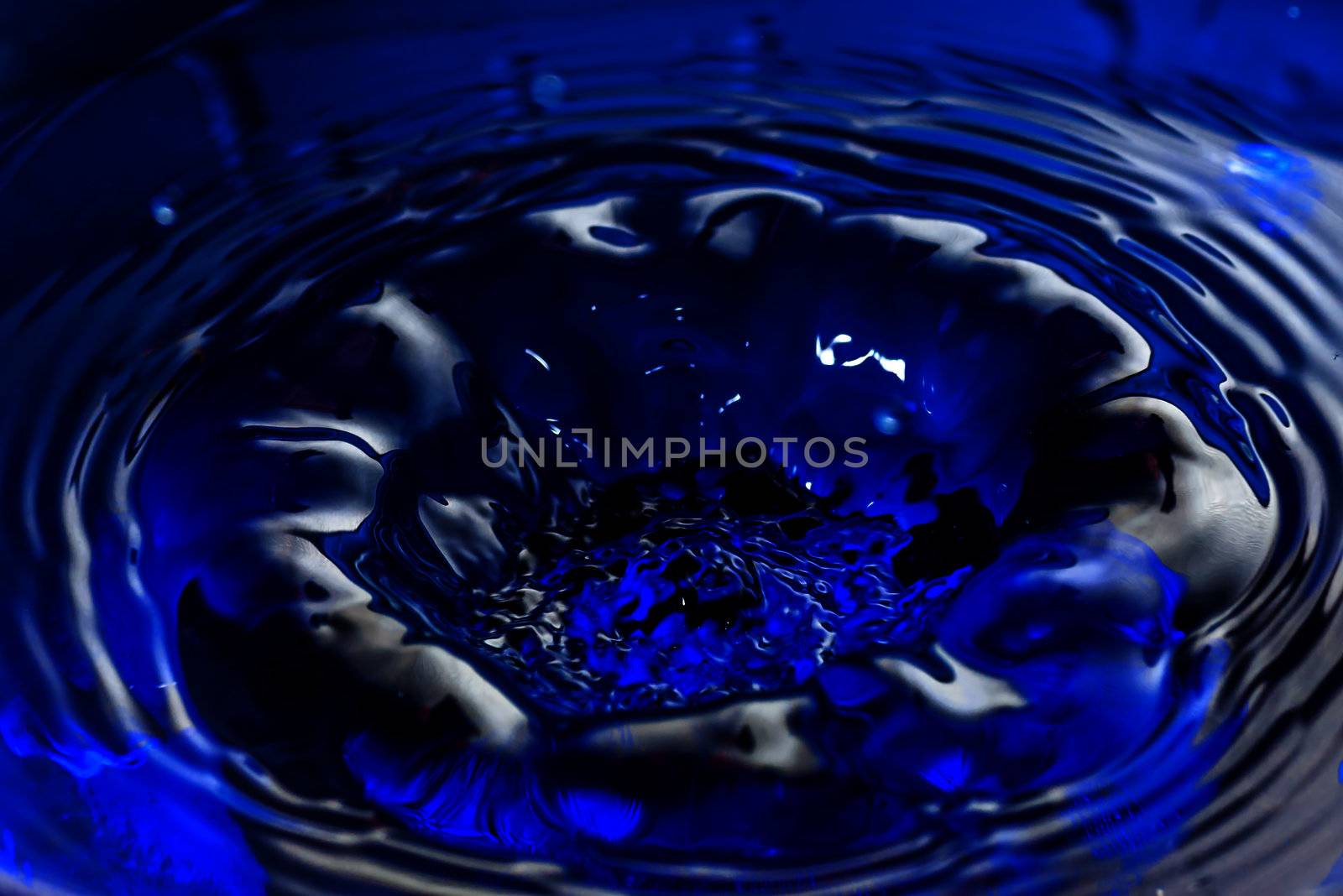 Abstract of Water Drops and droplets, Fresh Liquid concept, Copy Space, High speed