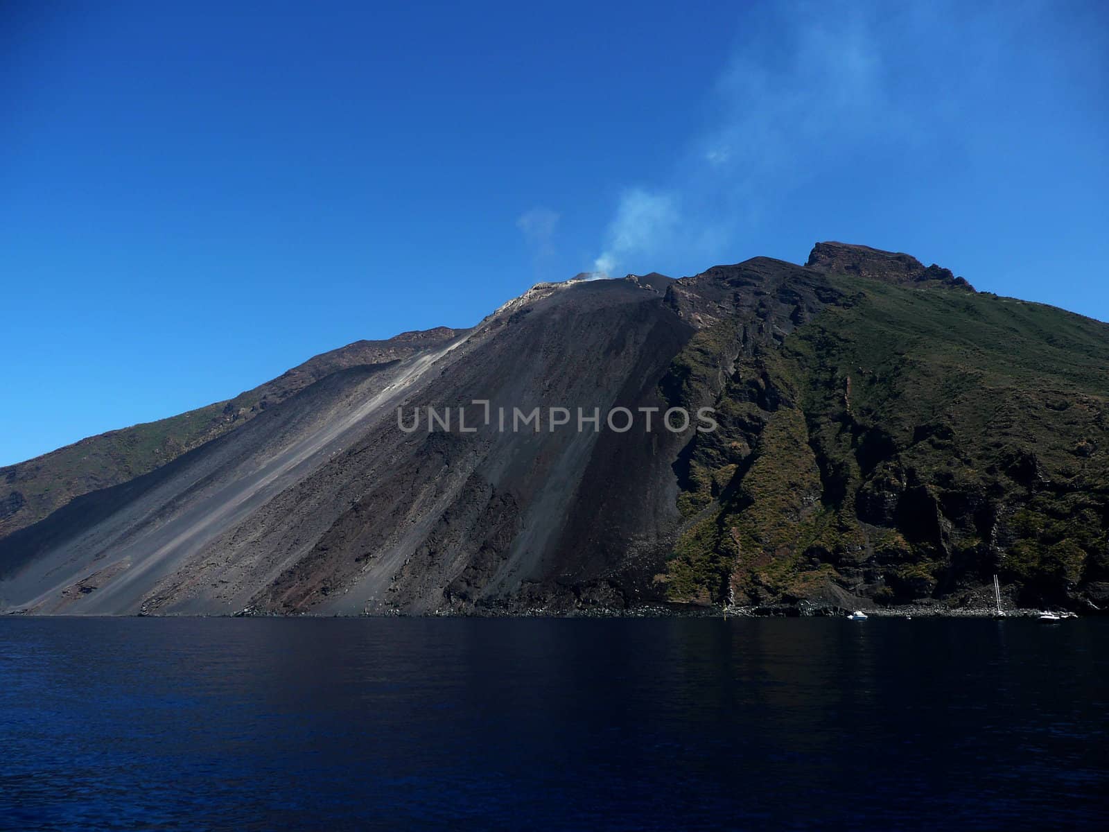 Stromboli, active volcano which is part of the Aeolian Islands A by marcorubino