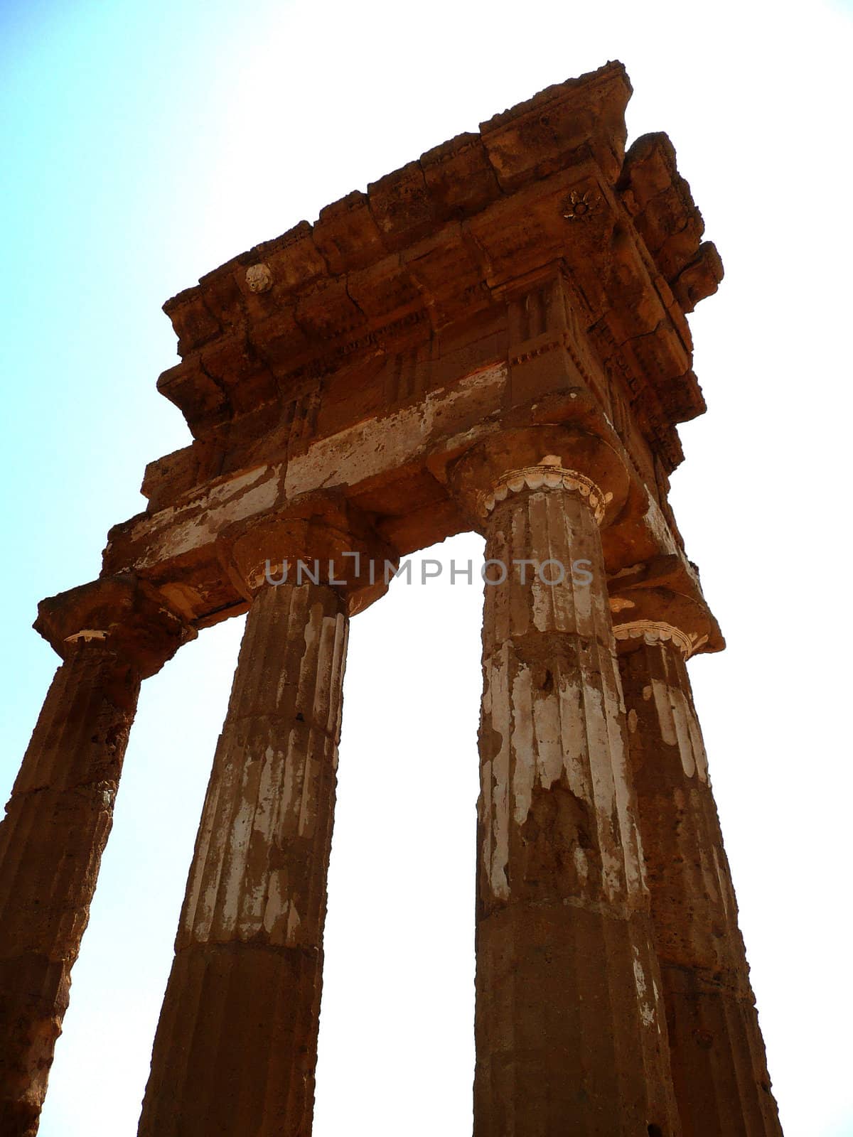 Temple of Castor and Pollux, Agrigento, Italy by marcorubino